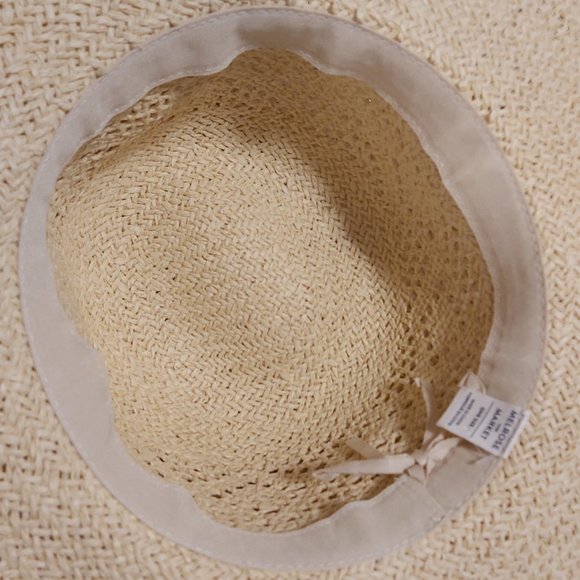 NWOT Melrose & Market adjustable straw sun hat OS - Picture 8 of 12